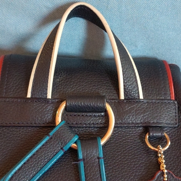 Coach colorblock pebble leather mini backpack - Picture 7 of 8